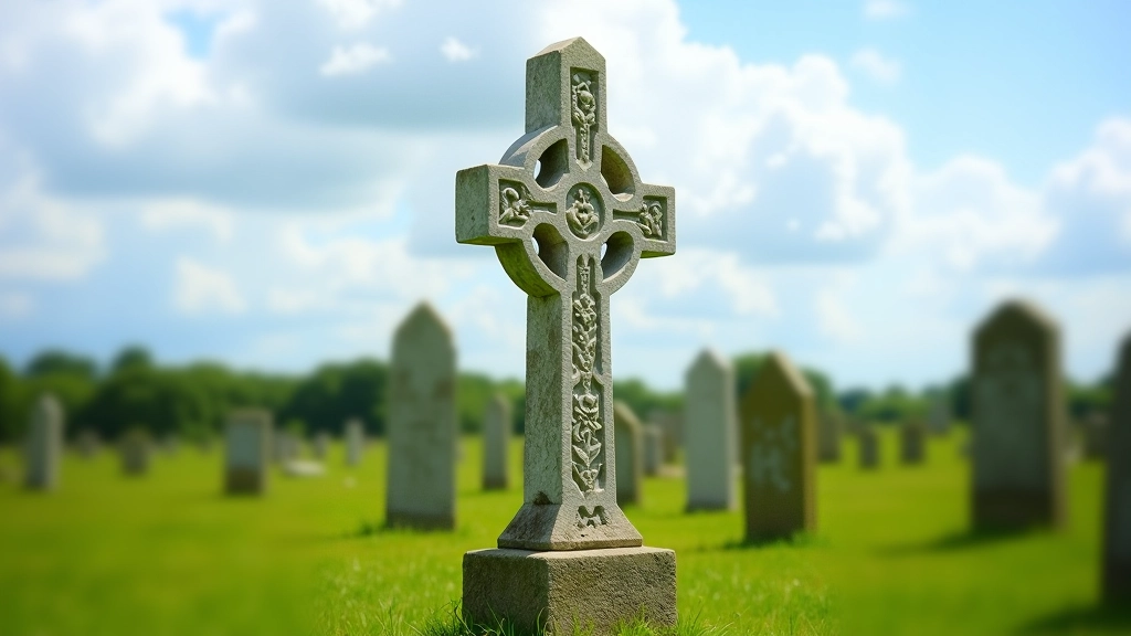 Ancient stone cross at Monasterboice